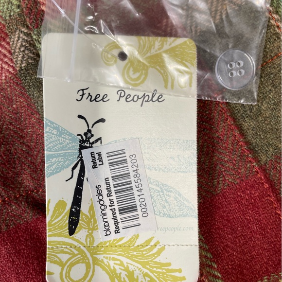 Free People Mini Plaid Skirt. - Picture 2 of 6